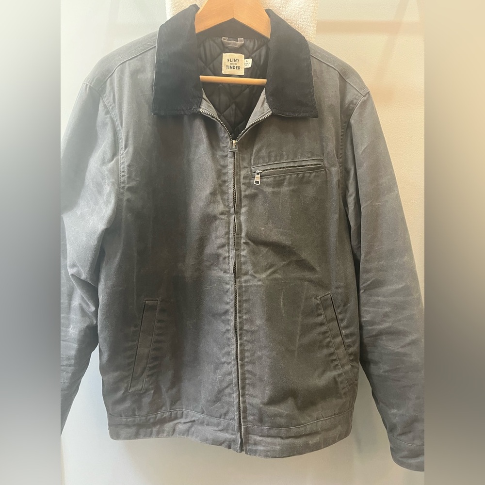 Huckberry - Flint and Tinder Waxed Mill Jacket - Gray - L